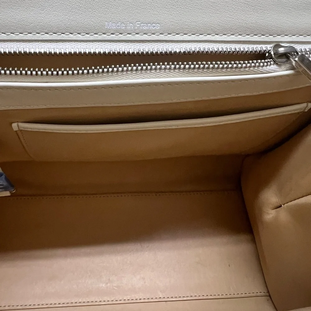 Delvaux Chic Cream Satchel Bag, so Precious! - Picture 6 of 11
